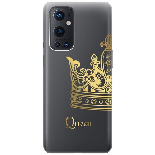 Силиконовый чехол с принтом True Queen для OnePlus 9 Pro / ВанПлюс 9 Про силиконовый чехол синие цветы в чашке на oneplus 9 pro ванплюс 9 про