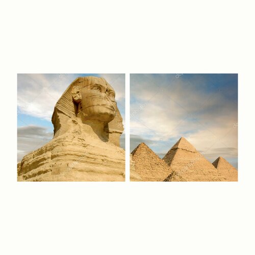 Модульная картина Сфинкс Размер38х79см 38х3838х38 1554₽