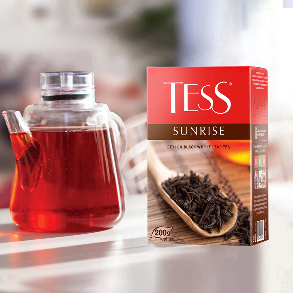 Чай черный Tess Sunrise крупнолистовой 200г ОРИМИ - фото №5