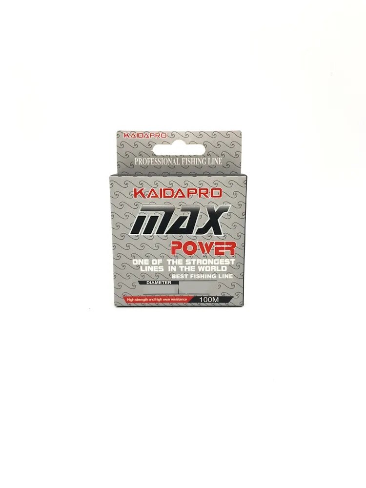 Леска KAIDA Pro MAX Power, 0.40 mm, 8.97 Kg, 100m.