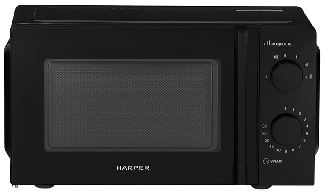 Микроволновая печь HARPER HMW-20SM01 BLACK - фотография № 2