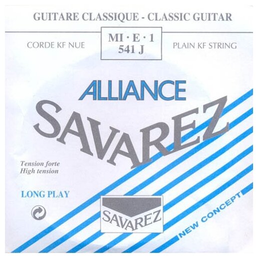 SAVAREZ 541 J ALLIANCE 1-я струна для классических гитар (E-25) сильного натяжения