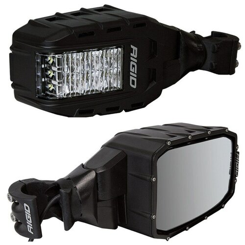 Зеркала с фарами и поворотниками RIGID Reflect 64011