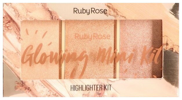 Ruby rose / Палетка хайлайтеров Glowing Mini Kit HB-7215.2