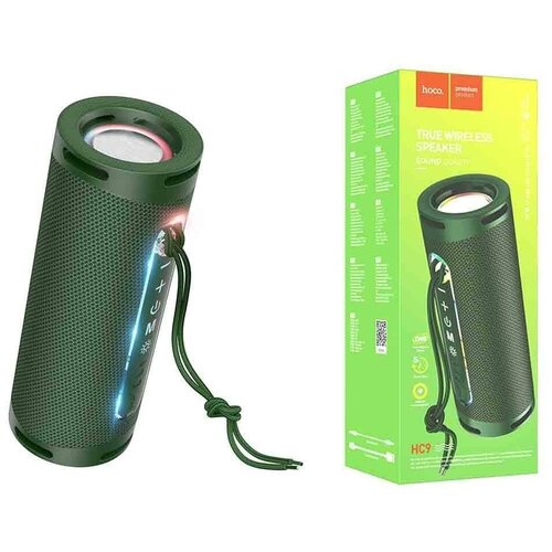 HOCO HC9 Dazzling pulse sports BT speaker Колонка темно-зеленая 1800mAh 159000₽
