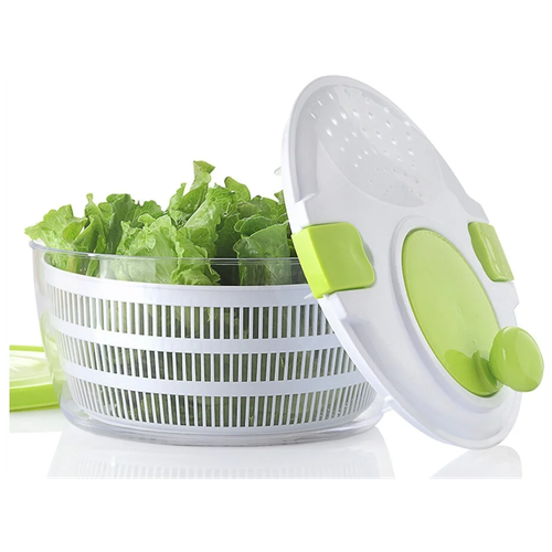 Сушилка для зелени, ягод, салата PVHOME, центрифуга ручная, механическая