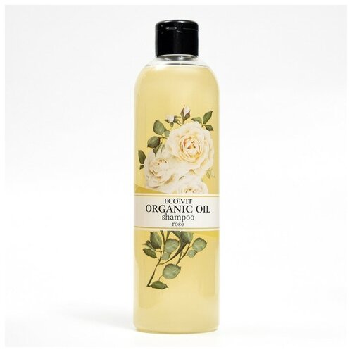 Шампунь ECOandVIT, для волос, увлажняющий, роза, Organic Oil, 500 мл шампунь ecoandvit для волос увлажняющий роза organic oil 500 мл