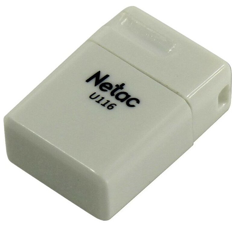 Флешка 128Gb Netac U116 white USB 3.0 (NT03U116N-128G-30WH)