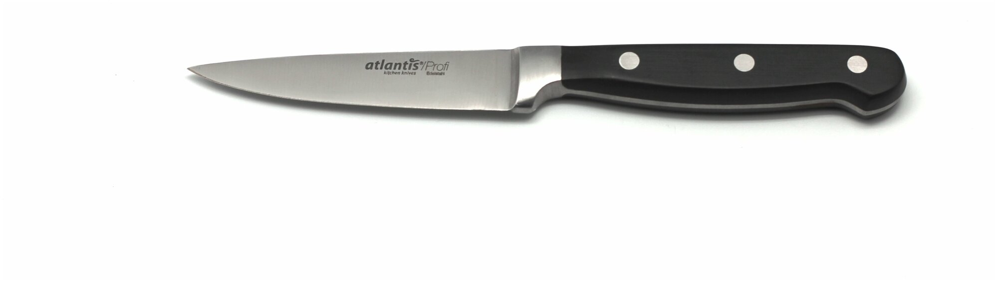 Нож для овощей "Atlantis", 9см, черный, 24109-SK
