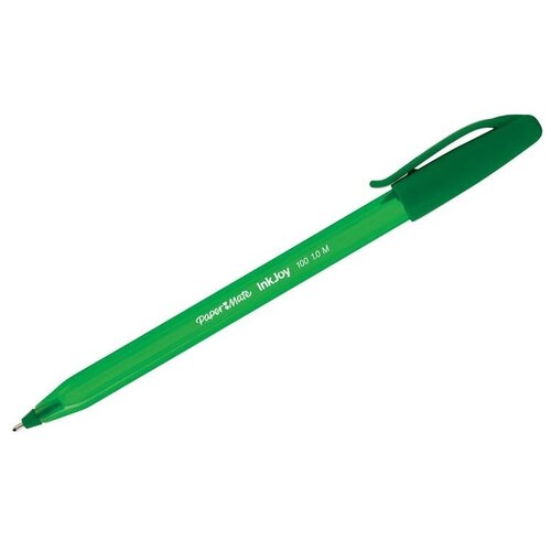 Ручка шариков. Paper Mate Ink Joy (S0957150/50) зеленый d=0.7мм зел. черн. кор.карт. (50шт) одноразовая ручка 1стерж.