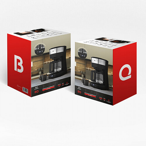 Капельная кофеварка BQ CM1000 Черный-стальной - фотография № 9