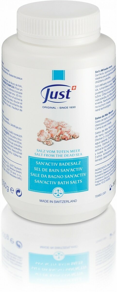 Соль для ванн Сан-Актив ЮСТ / JUST San Active Bath Salt, 250гр