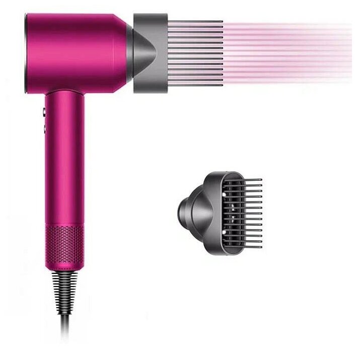 Фен Dyson Supersonic HD07 EU, Fuchsia/Nickel - фотография № 14