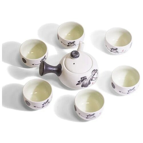 Набор для чайной церемонии в японском стиле с чайником Кю су 