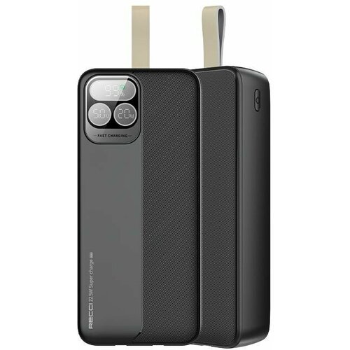 Внешний аккумулятор RECCI Hawk-Eye 30000 mAh PD20W225W - Black 3920₽
