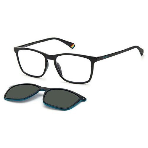 фото Солнцезащитные очки polaroid, прямоугольные, оправа: пластик, поляризационные, для мужчин, черный