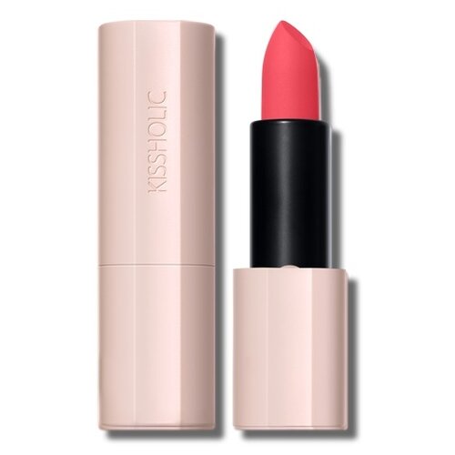 The Saem Помада для губ Kissholic Lipstick Matte, оттенок naked coral