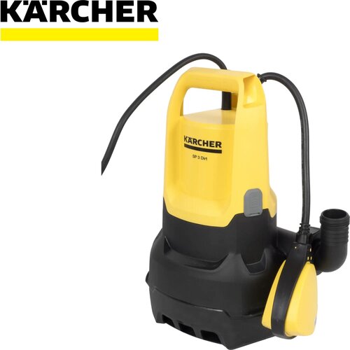 Насос погружной дренажный Karcher SP 3 Dirt EU для грязной воды, 7000 л/час погружной насос karcher karcher bp 6 deep well eu 1 645 422