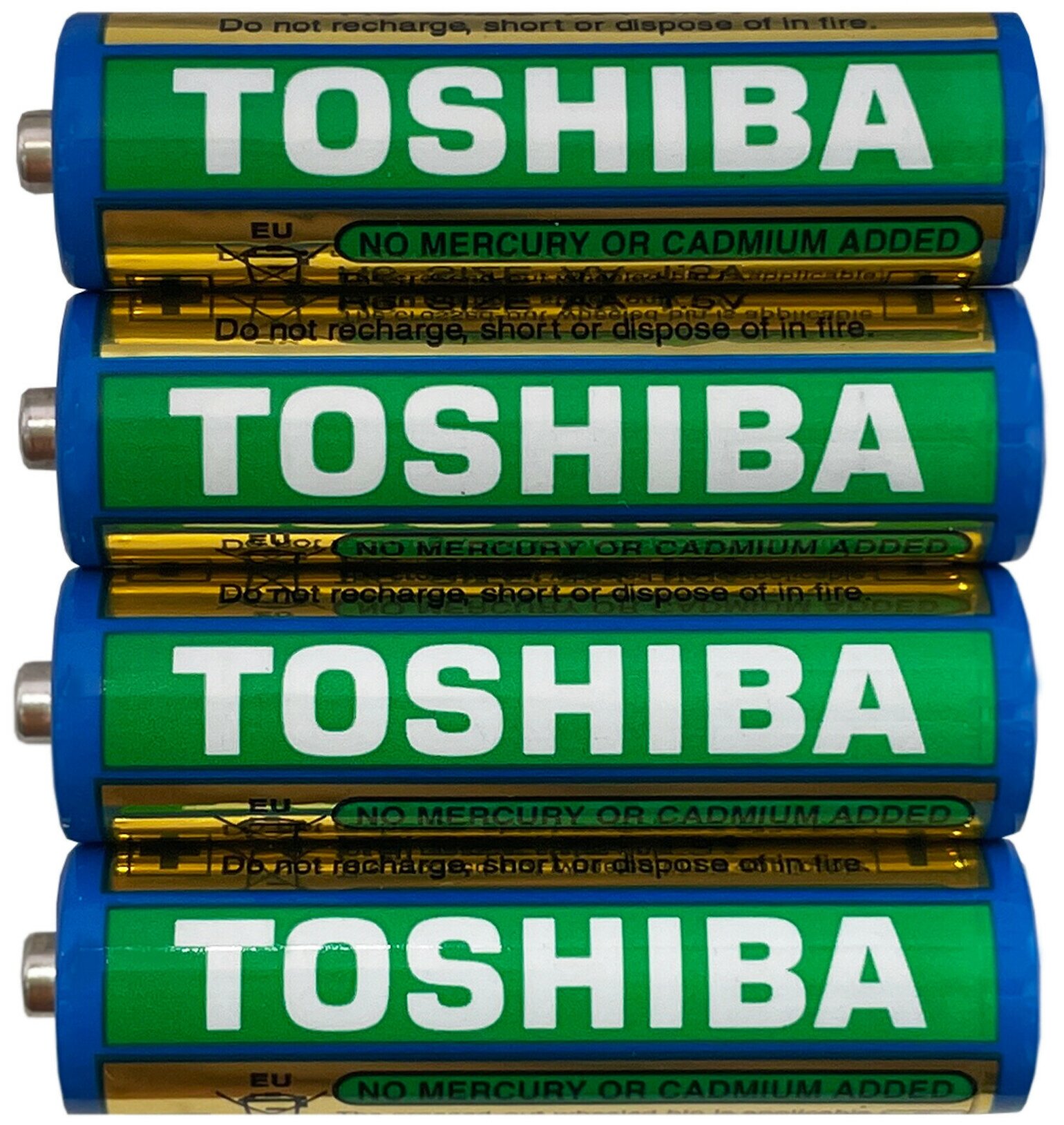 Батарейки Toshiba R6 солевые (zinc) пальчик Heavy Duty "спайка" (4шт) AA 1,5V