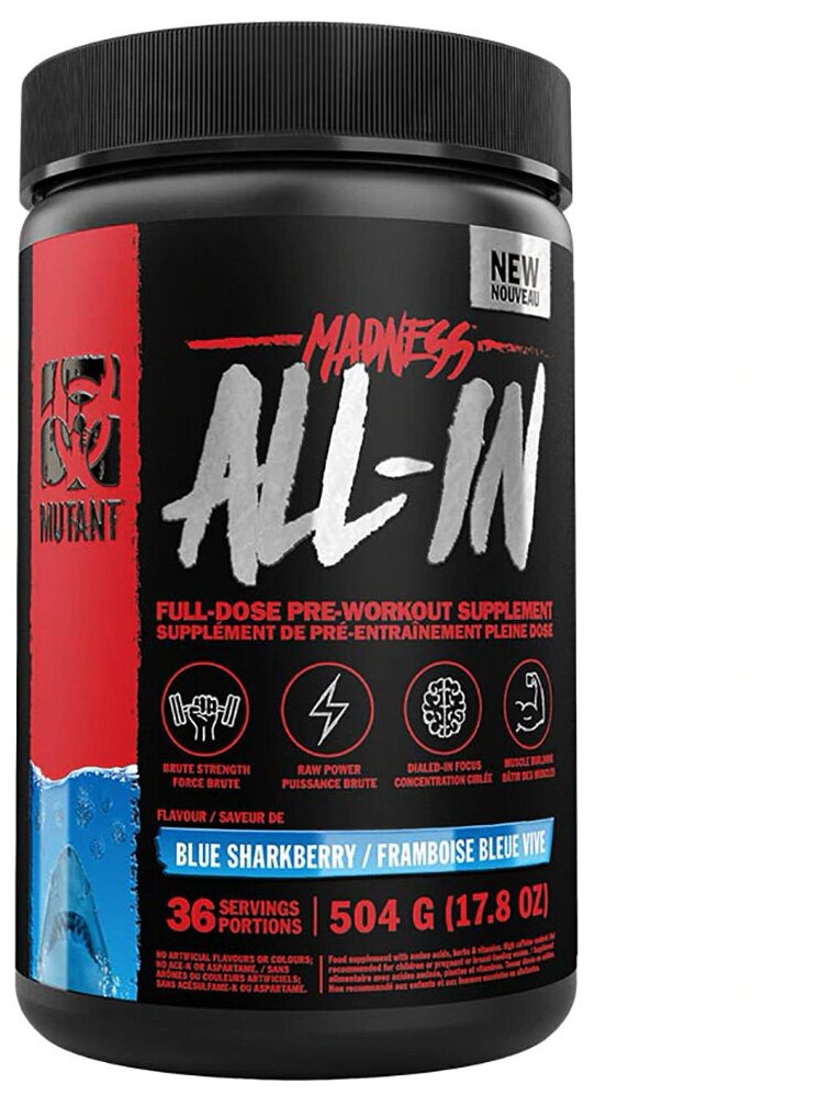 MUTANT Madness ALL-IN 17,8 oz 504 г (Blue Sharkberry)