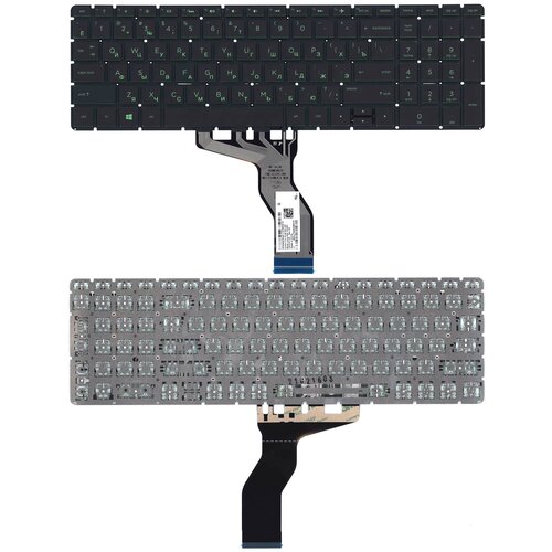 Клавиатура для ноутбука HP Pavilion Power 15-cb000 черная с подсветкой 1683₽