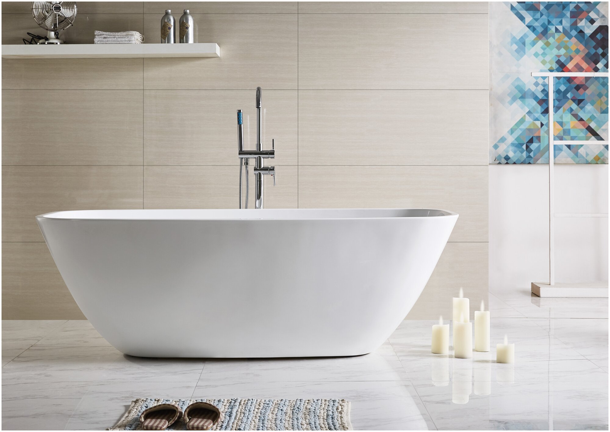 Акриловая ванна Bolu BL-169/180 180x87