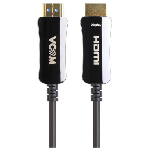 Активный оптический кабель HDMI 19M/M, ver. 2.0, 4K@60 Hz 80m VCOM