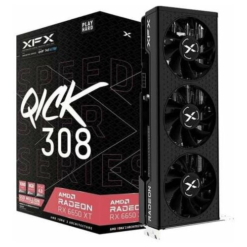 Видеокарта Amd rx6650xt XFX QICK SPEEDSTER 8gb