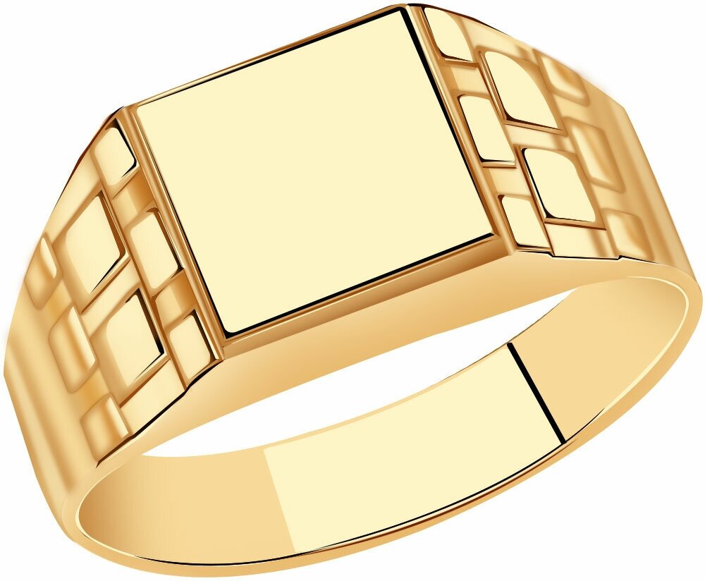 Кольцо Diamant online, красное золото, 585 проба