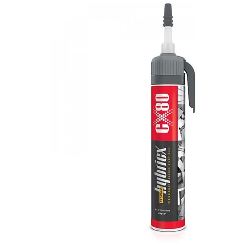 Полиуретановый клей герметик CX80 черный HYBRICX PREMIUM 210G 279