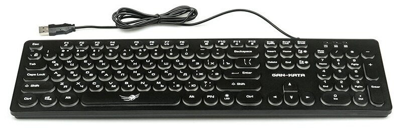 Клавиатура Dialog Kgk-16u black USB игровая с подсветкой .