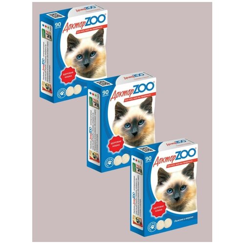 МультиВитаминное лакомство для кошек Доктор ZOO Здоровая Кошка