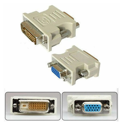 Переходник DVI 24+1 PIN to VGA 15 PIN