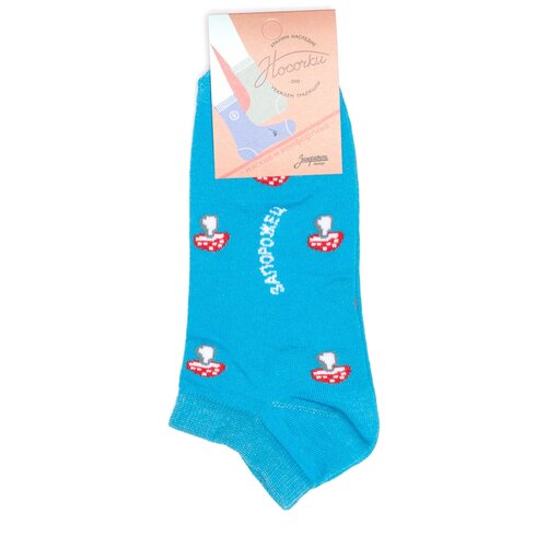 фото Короткие носки с рисунком "грибочки" запорожец heritage 41-45