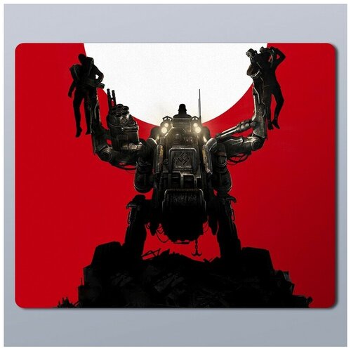 Коврик для мыши с принтом wolfenstein the new order - 278