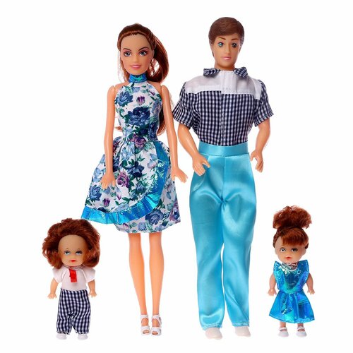 Набор кукол «Дружная семья» 4шт, микс набор кукол дружная семья 4шт микс
