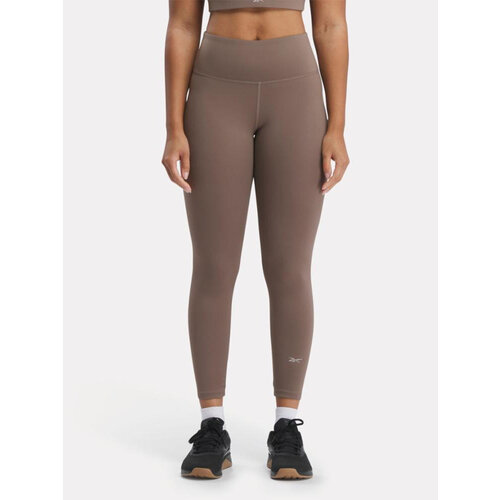фото Легинсы спортивные reebok active collective dreamblend 7/8, размер s, коричневый