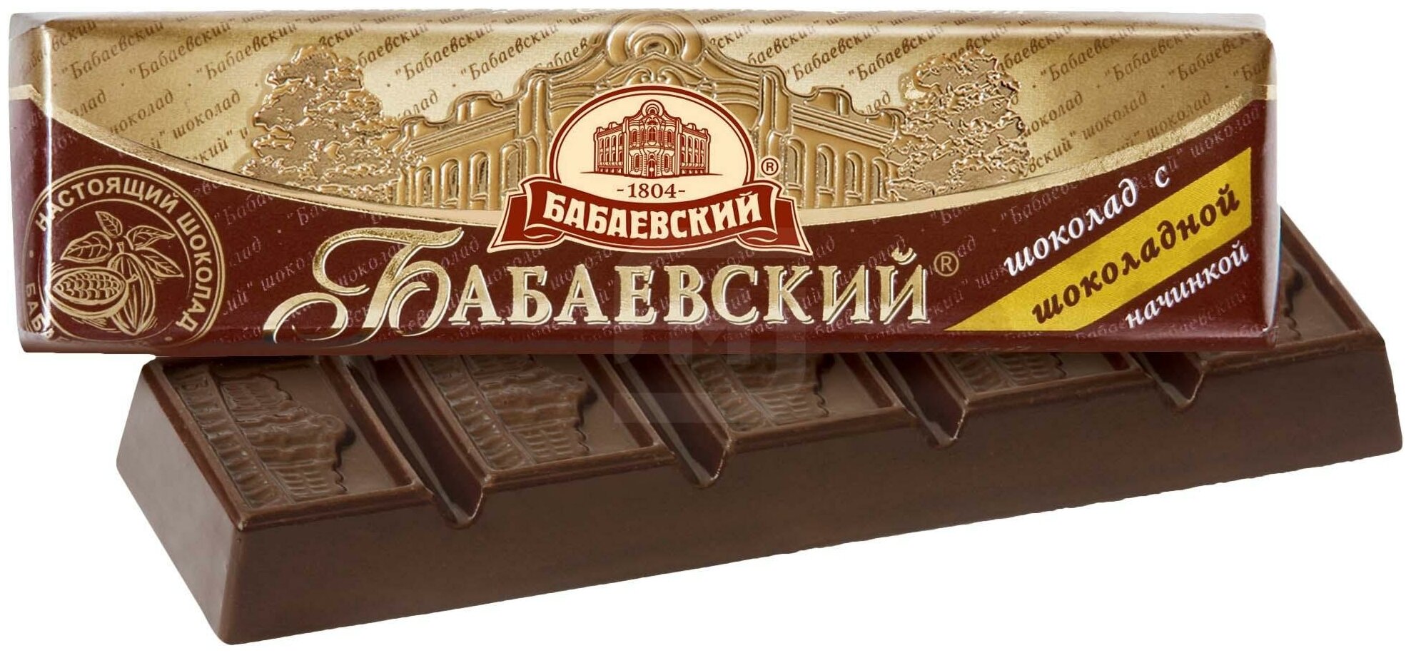 Батончик Бабаевский с шоколадной начинкой, 50 г — купить в интернет ...