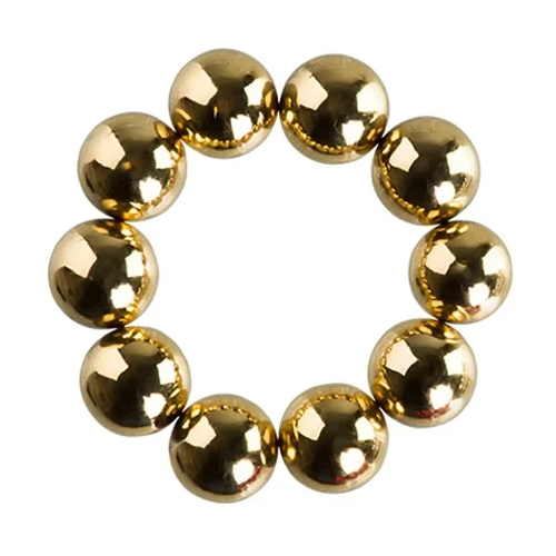 Набор магнитных шариков для дизайна гель-лаком кошачий глаз, 10 штук, золото
