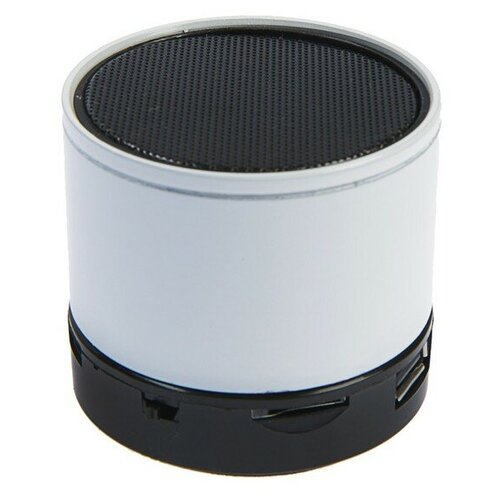 Портативная колонка LuazON Hi-Tech08 3 Вт 300 мАч microSD USB белая 131700₽