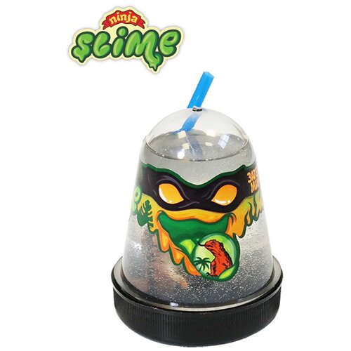 Слайм SLIME Ninja Затерянный мир, ящерица, 130 г (S130-12), бесцветный слайм crystal slime апельсиновый 1 кг жвачка для рук слайм антистресс лизун