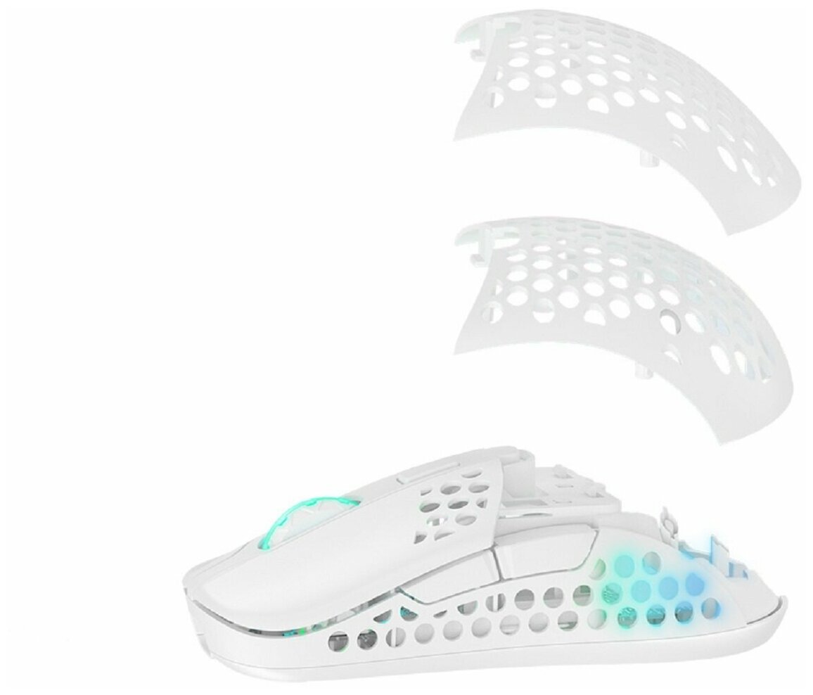 Мышь беспроводная Xtrfy M42 RGB Wireless 19000 dpi WirelessUSB 500 мАч M42W-RGB-WHITE Белый