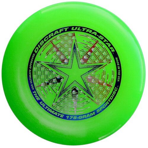 Диск Фрисби Discraft Ultra-Star зеленый (175 гр.)