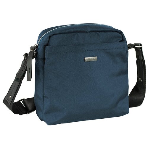 фото Сумка кросс-боди bugatti contratempo, синяя, нейлон, 19,5х9х20 см, 2,5 л, mr-49824705