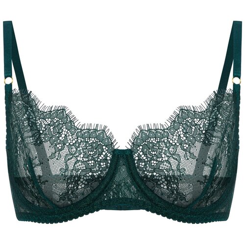 Бюстгальтер  Celestine, чашка на косточках, размер 75a, зеленый