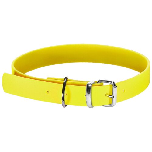 Papillon Ошейник из биотана 9мм30 см желтый (Biothane collar 9mm30cm neon yellow) 170502, 0,05 кг