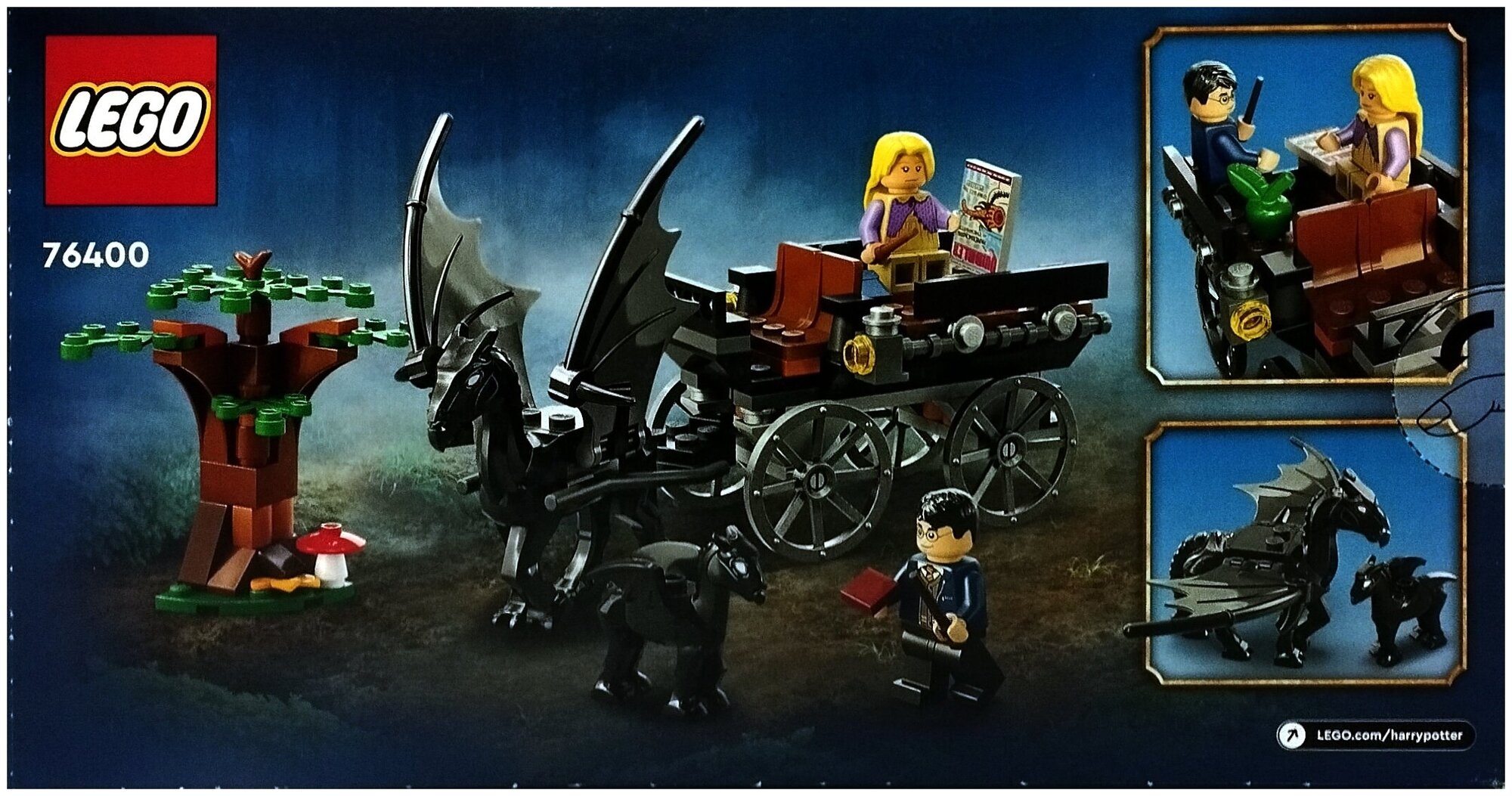 Конструктор LEGO Harry Potter "Карета и фестралы Хогвартса" 76400 - фото №5