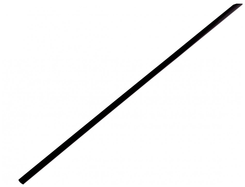 Термоусадочная трубка REXANT 6,0/3,0 мм черная (бухта 100 м.) - фотография № 1