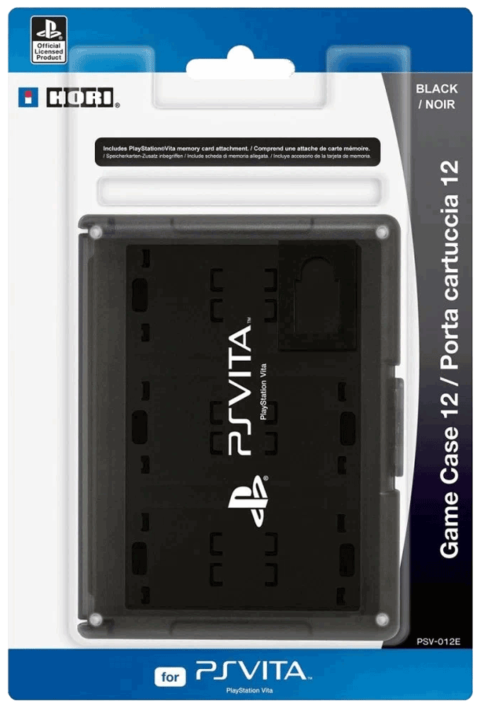 Hori Officially Licensed Game Case 12 Black (Кейс для хранения)[PS Vita]