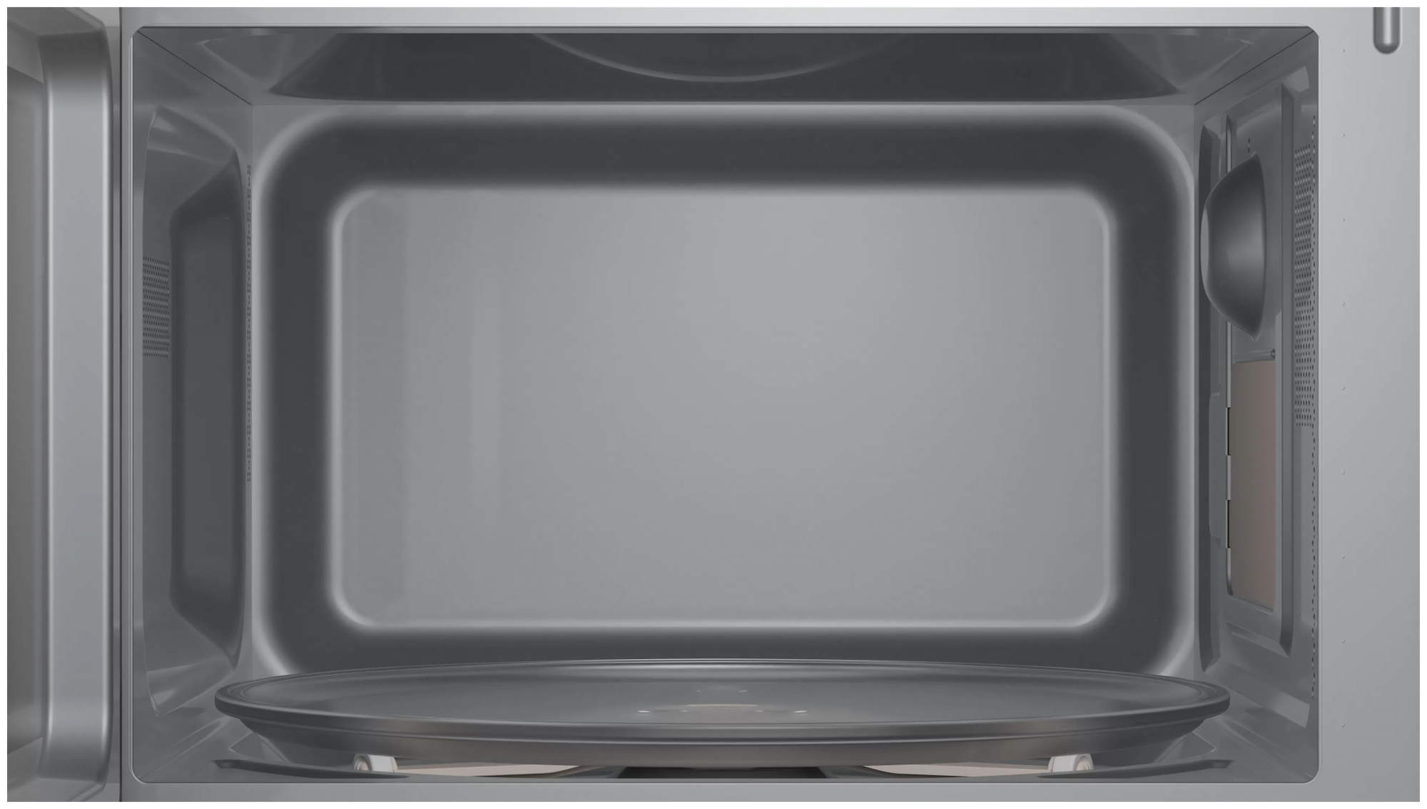 Микроволновая печь Bosch FFL020MS1, черный/нержавеющая сталь - фотография № 2